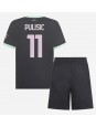 AC Milan Christian Pulisic #11 Alternativní dres pro děti 2024-25 Krátký Rukáv (+ trenýrky)